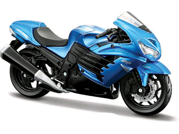 Maisto Kawasaki Ninja ZX-14R 1:18 modrá / MA-39300-06187