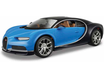 Maisto kit Bugatti Chiron 1:24 modrá Maisto kit Bugatti Chiron 1:24 modrá / MA-39514