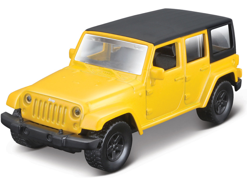 Maisto Jeep Wrangler Unlimited 2015 1:41 žltá MA-21001-19038