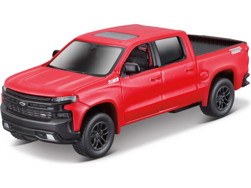 Maisto Chevrolet Silverado Z71 2019 1:52 červená MA-21001-19109
