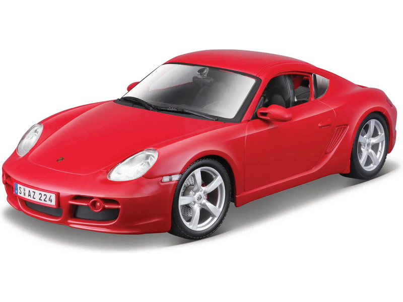 Maisto Porsche Cayman S 1:18 červená MA-31122
