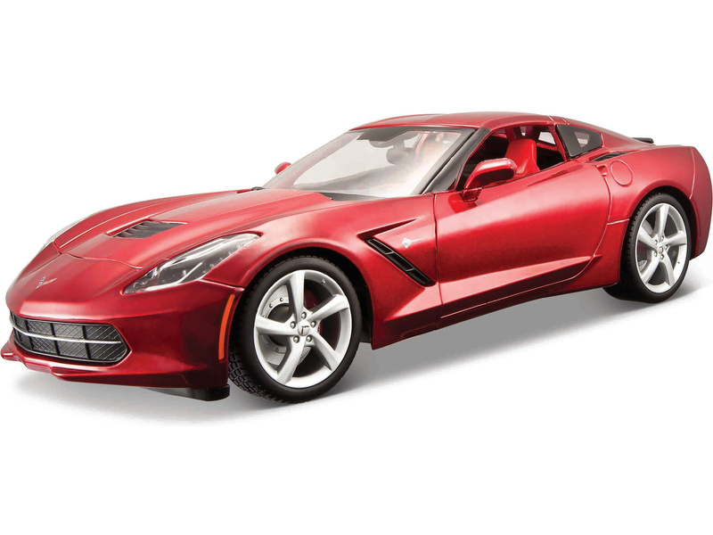 Maisto Corvette Stingray 2014 1:18 červená metalíza MA-31182R