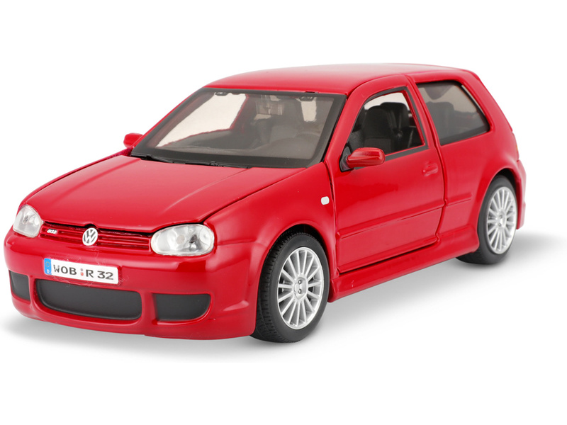Maisto Volkswagen Golf R32 1:24 červená MA-31290R