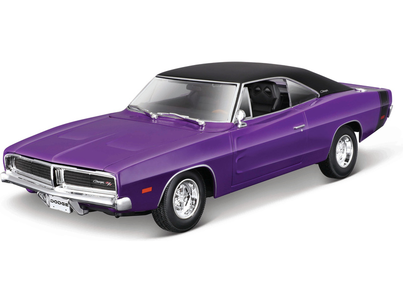 Maisto Dodge Charger R/T 1969 1:18 fialová MA-31387PL