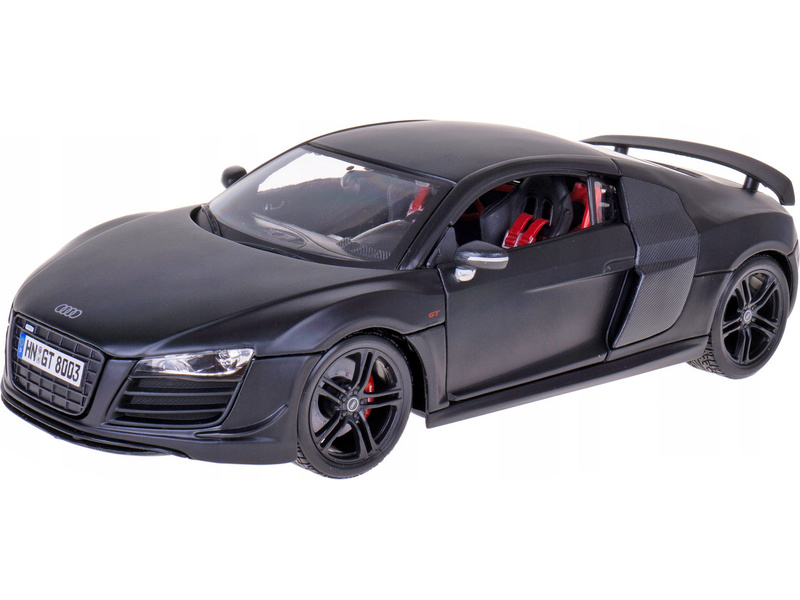 Maisto Audi R8 GT 1:18 matne čierna MA-31395