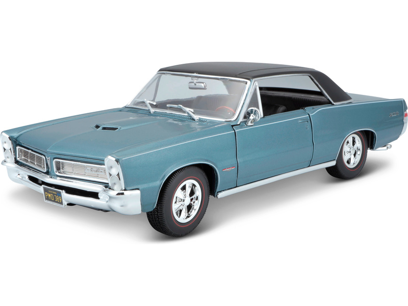 Maisto Pontiac GTO 1965 1:18 modrá metalíza MA-31885B