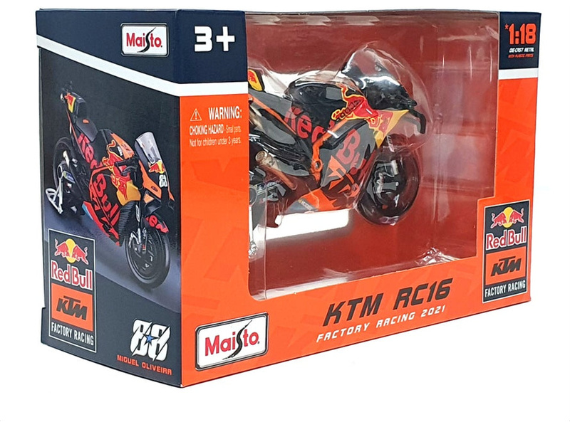 Maisto Red Bull KTM Factory Racing 2021 1:18 (sada 24ks)