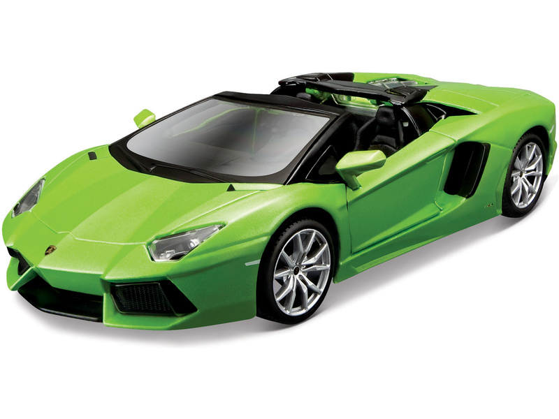 Maisto Kit Lamborghini Aventador Roadster 1:24 zelená metalíza MA-39124