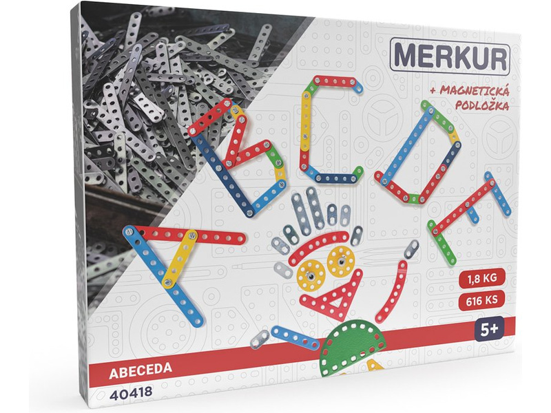 Merkúr abeceda s magnetickou podložkou MER40418