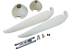 Folding propeller 12x8" with 2-spinners and carrier for 3mm shaft