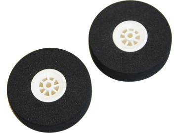 Mechové podvozkové kolo ploché 63mm (2) / NA1008-063