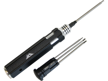 Screwdriver with interchangeable US Hex Key bits .05-1/16-5/64-3/32 / NA3440U