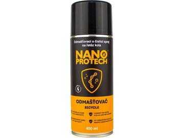 NANOPROTECH BICYCLE odmašťovací a čistící sprej na řetěz 400ml NANOPROTECH BICYCLE odmašťovací a čistící sprej na řetěz 400ml / NP-660