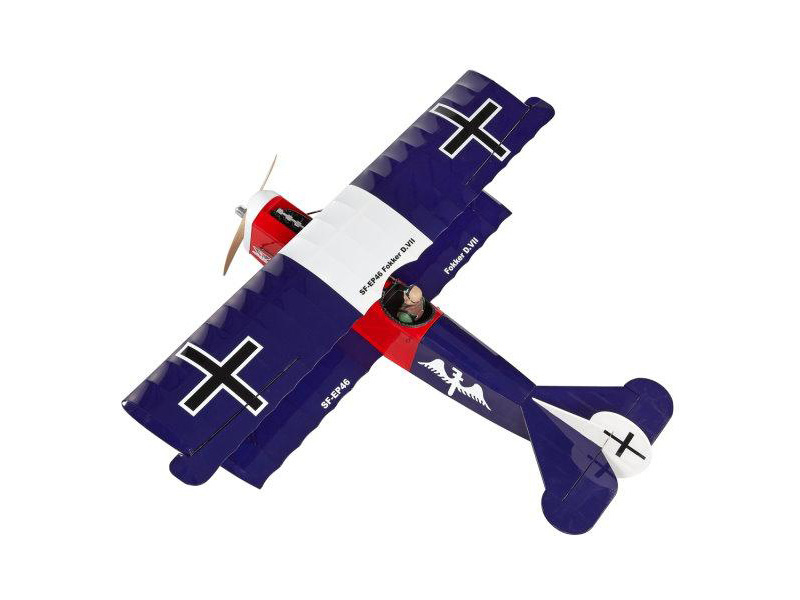 Fokker D.VII 1.2m ARF tmavě modrý