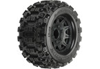 Pro-Line Wheels 2.8", Badlands MX28 Tires, Raid H12 Black Wheels (2)