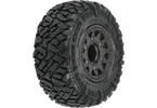 Pro-Line Wheels 2.2/3.0", Icon M2 SC Tires, Raid H12 Black Wheels (2)