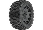 Pro-Line Wheels 5.7", Badlands MX57 Tires, Raid 8x48 H24 Wheels (2)