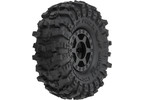 Pro-Line Wheels 1.0", MT Baja Pro X F/R Tires, wheels H7mm (4)