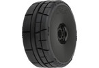 Pro-Line Menace HP BELTED Speed Run 1:8 Tires Mounted on Mach 10 Black 17mm Wheels (2)