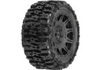 Pro-Line 1/6 Trencher F/R 5.7” Tires Mounted 24mm Black Raid 8x48 Hex (2)