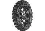 Pro-Line kolo s pneu 1:4 Dunlop Geomax MX14 V2 Bead CR4 zadní, disk černý: Promoto-MX