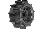 Pro-Line kolo 1:10, pneu 2.8" Sand Paw HP Belted, disk černý Raid 12/14mm (2)