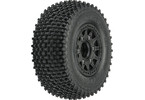 Pro-Line Wheels 2.2/3.0", Gladiator M3 SC Tires, Raid H12 Black Wheels (2)