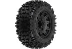 Pro-Line Wheels 2.8", Badlands Tires, Raid H12 Black Wheels (2)