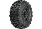 Pro-Line Wheels 2.2/3.0", Trencher X SC Tires, Raid H12 Black Wheels (2)