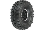Pro-Line Wheels 1.9", Interco Super Swamper XL G8 Tires, Impulse H12 Black/Silver Wheel (2)