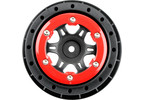 Pro-Line Wheels 2.2/3.0" Split Six Front H12 Short Course Red/Black (2)