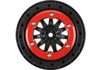 Pro-Line Wheels 2.2/3.0" ProTrac F-11 H12 SC Red/Black (2)
