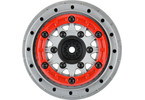 Pro-Line 1/10 Raid Bead-Loc F/R 2.2"/3.0" 12 & 14mm SC Wheels (2) Red/Gray
