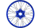 Pro-Line 1/4 Pro-Spec Aluminum V2 Bead Rear Wheel Blue/Blue (1): Promoto-MX