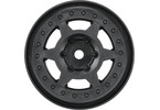 Pro-Line 1/10 Holcomb F/R 1.55" 12mm Crawler Bead-Loc Wheels (2) Black
