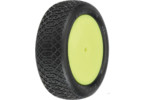 Pro-Line Wheels 2.2", Electron MC 2WD Buggy Front Tires, Velocity H12mm Yellow Wheels (2)