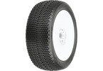 Pro-Line Wheels 3.3", Buck Shot S3 Buggy Tires, H17 White Wheels (2)