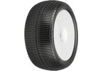 Pro-Line Wheels 4.0", Buck Shot S3 Tires, Zero Offset H17 White Wheels (2)