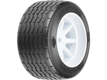 PROTOform Tires 1/10 Rear 31mm, White wheels (2) / PRM1013917