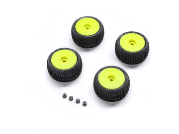 Pro-Line kolo s pneu Blockade, disk žlutý (4): Micro-T / PRO-2632