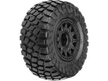 Pro-Line Wheels 2.2/3.0", BFG KR2 M2 SC Tires, Raid H12 Black Wheels (2) / PRO1012310