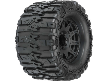 Pro-Line Wheels 3.8", Trencher HP Belted Tires, Raid H17 Black Wheels (2) Pro-Line Wheels 3.8", Trencher HP Belted Tires, Raid H17 Black Wheels (2) / PRO1015510