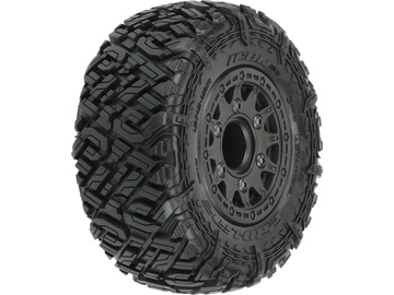 Pro-Line Wheels 2.2/3.0", Icon M2 SC Tires, Raid H12 Black Wheels (2) / PRO1018210