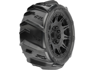 Pro-Line Wheels 5.7", Dumont Sand/Snow Tire, Raid H24 Wheel (2) / PRO1020210