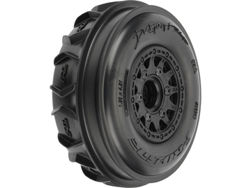 Pro-Line Wheels 2.2/3.0", Dumont Paddle/Rib SC Tire, Raid H12 Wheel (2) / PRO1021210