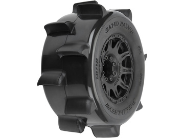 Pro-Line kolo 1:8, pneu 3.8" Sand Paw HP Belted, disk černý H17mm (2) Pro-Line kolo 1:8, pneu 3.8" Sand Paw HP Belted, disk černý H17mm (2) / PRO1026810