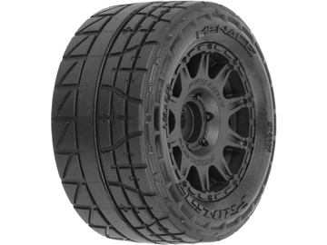 Pro-Line 1/18 Menace F/R Street Tires MTD 12mm Black Raid (4): Granite GROM / PRO1028710