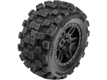 Pro-Line kolo 1:16, pneu Badlands, disk černý H12mm (2): Arrma Mini Kraton / PRO1030110