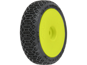 Pro-Line 1/24 Electron 2.0 Buggy Tires Mounted 7mm Yellow (4): Micro-B / PRO1031412