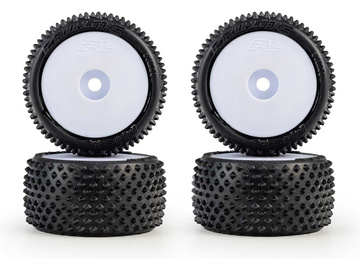 Pro-Line kolo 1:28 kobercové Prism, disk bílý, Hex 7mm (4): Losi Micro-T / PRO1035613